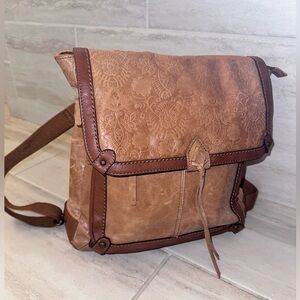 The Sak Ventura Leather Convertible Backpack/ Crossbody
